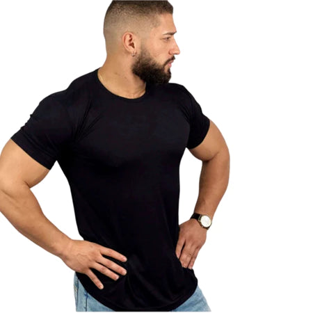 Kit 5 Camisetas Masculina Camisa Dry Fit Proteção Uv 50 Slim Fit Anti Suor Esportiva Corrida Academia