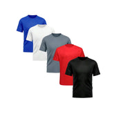 Kit 5 Camisetas Masculina Camisa Dry Fit Proteção Uv 50 Slim Fit Anti Suor Esportiva Corrida Academia
