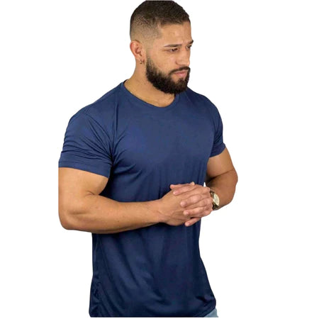 Kit 5 Camisetas Masculina Camisa Dry Fit Proteção Uv 50 Slim Fit Anti Suor Esportiva Corrida Academia